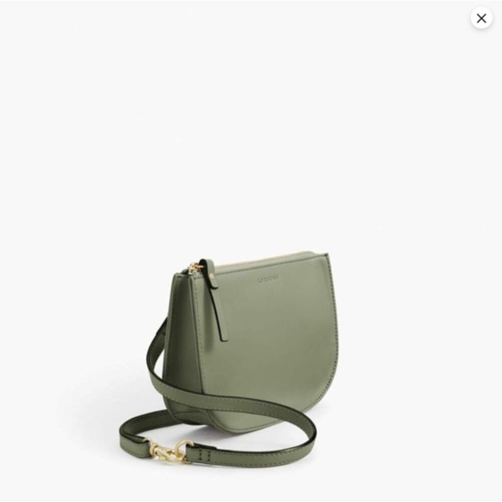 Lo & Sons Waverley Nappa Leather Bag Sage Green Discontinued